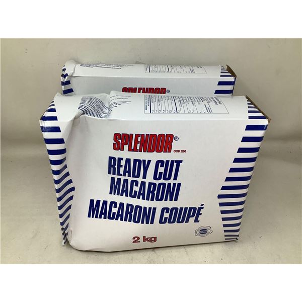 Splendor Ready Cut Macaroni (2 x 2kg)