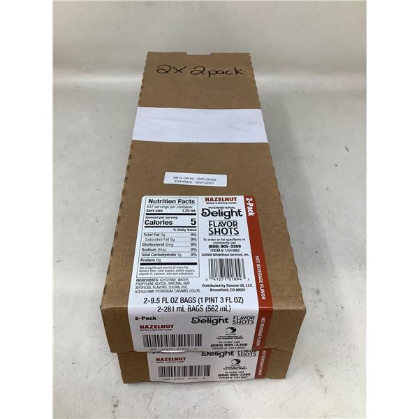 International Delight Flavor Shots- Hazelnut (2- 2 x 9.5 fl oz)