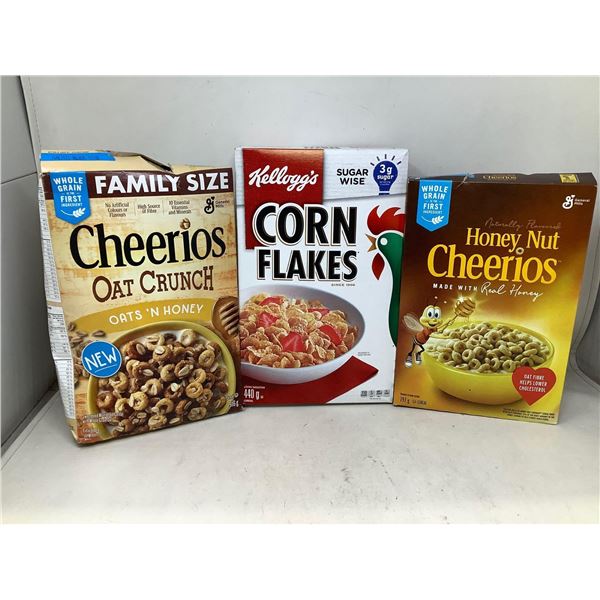 Lot of Assorted Cereal
