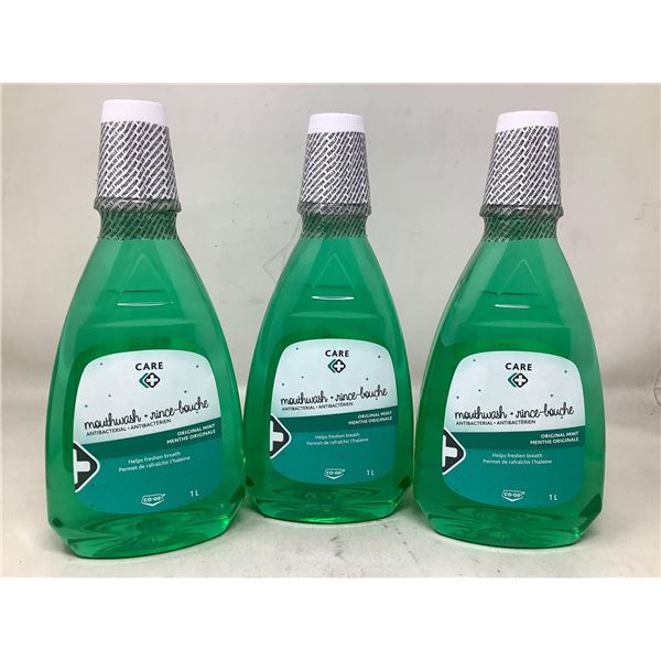 Antibacterial Original Mint Mouthwash (3 x 1L)