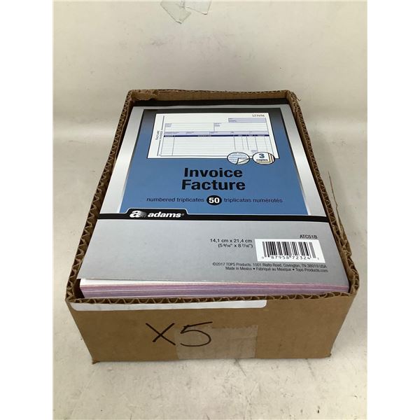 Invoice Books (5ct)