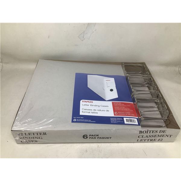 no. 2 Letter Binding Cases (6pk)