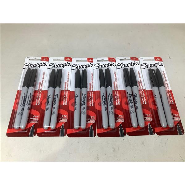 Sharpie Fine Permanent Markers (2 x 6)