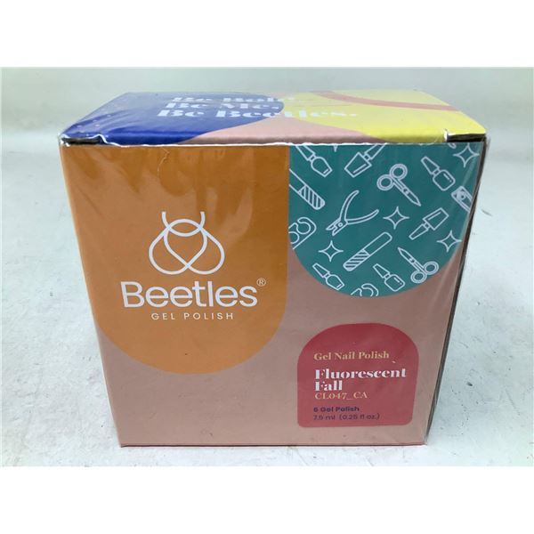 Beetles All-in-1 Mani Kit, Gel Nail Polish, Fluorescent Fall
