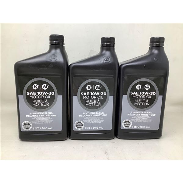 SAE 10w-30 Motor Oil (3 x 946ml)
