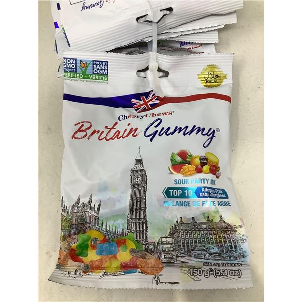 Cheary Chews Britain Gummy Sour Party Mix (6 x 150g)