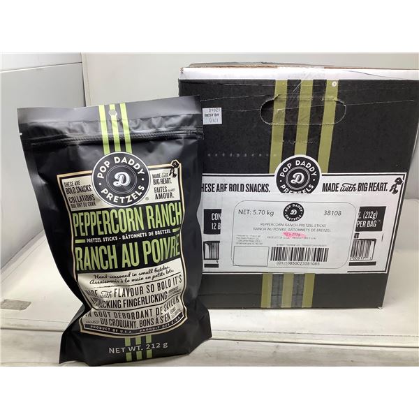 Pop Daddy Peppercorn Ranch Pretzels (12 x 212g)