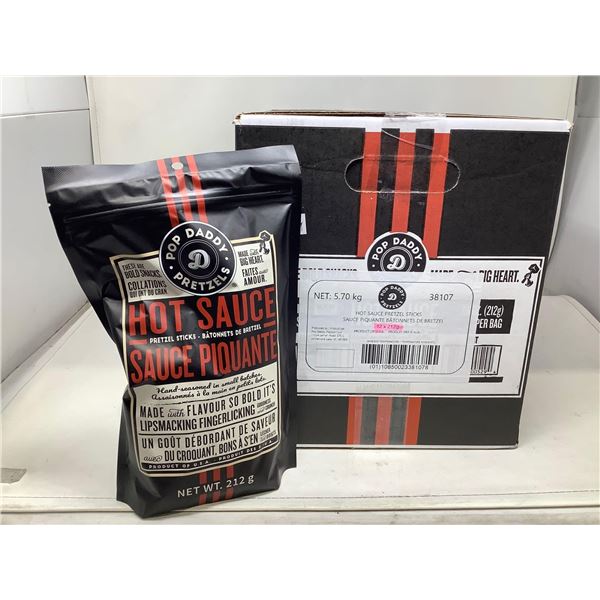 Pop Daddy Hot Sauce Pretzels (12 x 212g)