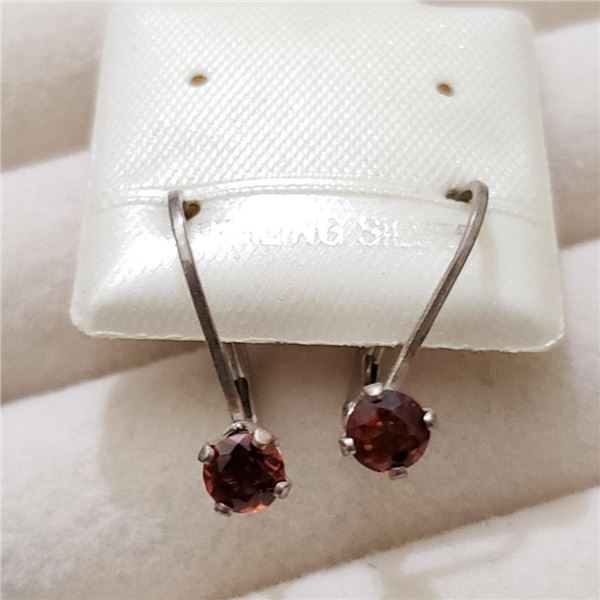 Silver Citrine Earrings, Suggested Retail Value $50