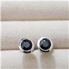 Image 1 : Silver Black Onyx Earrings, Suggested Retail Value $80
