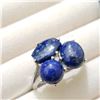 Image 2 : Silver Lapis(6.1ct) Ring, Suggested Retail Value $100