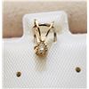 Image 1 : 14K Yellow Gold Diamond(0.03ct) Pendant, Made in Canada, Suggested Retail Value $120