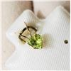 Image 2 : 14K Yellow Gold Peridot Pendant, Made in Canada, Suggested Retail Value $80