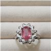 Image 1 : Silver Ruby(2.6ct) Ring (~weight 3.97g), Suggested Retail Value $150