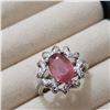 Image 2 : Silver Ruby(2.6ct) Ring (~weight 3.97g), Suggested Retail Value $150