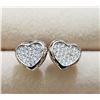 Image 1 : Silver Cubic Zirconia Earrings, Suggested Retail Value $50