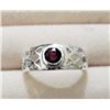 Image 1 : Silver Garnet Ring (~Size 6), Suggested Retail Value $80