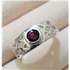 Image 2 : Silver Garnet Ring (~Size 6), Suggested Retail Value $80