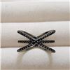 Image 1 : Silver Black Onyx Ring (~Size 6) (~weight 2.5g), Suggested Retail Value $60