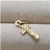 Image 2 : 10K Yellow Gold 0.4G Pendant, Suggested Retail Value $100