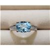 Image 1 : Silver Blue Topaz(2.6ct) Ring (~weight 2.72g), Suggested Retail Value $100