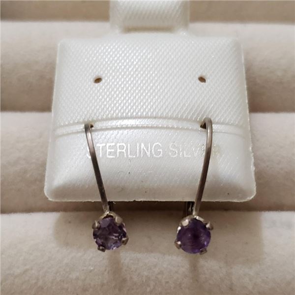 Silver Genuine Gemstone Earrings, Suggested Retail Value $50