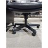 Image 2 : Wheeled, Black Leather Office Chair