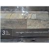Image 2 : *NEW* Aspect "Weathered Quartz" Peel & Stick Stone Tiles - 9 Pkg/3sq Ft Per Package