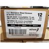 Image 2 : *NEW* 1.5" Stainless Steel Screws & Screw Covers - 5 Cases /12 Bags /Case - 12 Sets/ Bag (720 Screw 