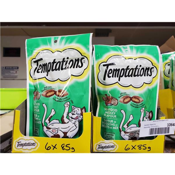 *NEW* Temptations "Seafood Medley" Cat Treats 12X85g