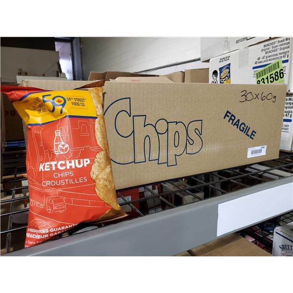 59 Street Company Ketchup Potato Chips 30x60g