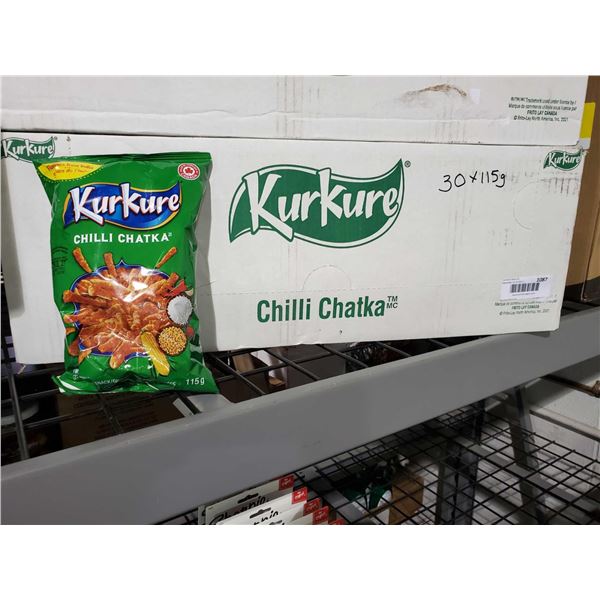 KurKure Chilli Chatka Snack Sticks 30x115g