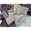 Image 2 : Grey Double Reclining Love Seat - FLOOR DISPLAY MODEL- pick up Dec. 30 from 9-3, off site location 4