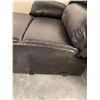 Image 3 : Leather Chaise Lounge Black missing side piece FLOOR DISPLAY MODEL- pick up Dec. 30 from 9-3, off si