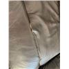 Image 4 : Brown Bonded Leather Double Reclining 3 seater sofa has loose seam in one seat FLOOR DISPLAY MODEL- 