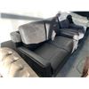 Image 2 : Grey Leather double Seated Sofa FLOOR DISPLAY MODEL- pick up Dec. 30 from 9-3, off site location 423