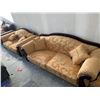 Image 2 : Large 3 piece sofa set includes 3 seater sofa, 2 seater love seat and matching chair sold as a set, 