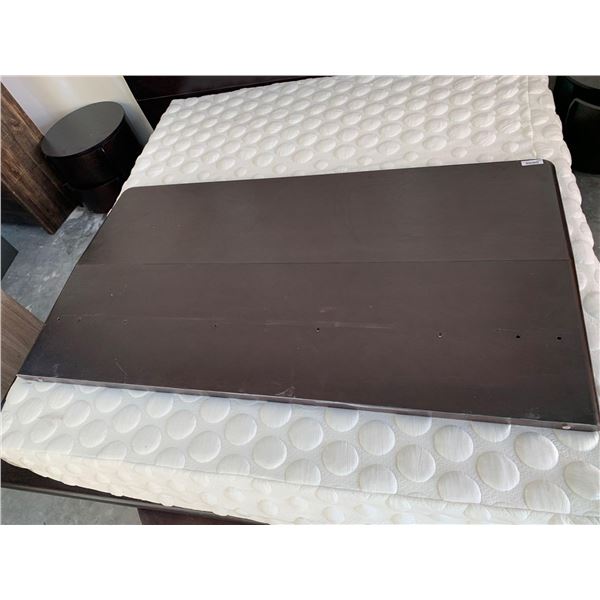 Queen Size Wood Dark Headboard FLOOR DISPLAY MODEL- pick up Dec. 30 from 9-3, off site location 4231