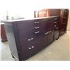 Image 4 : Matching Dresser and chest set included one 10 drawer dresser ( damaged legs) and one 8 drawer tall 