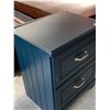 Image 3 : Dark Wood Shaker 2 drawer night side table FLOOR DISPLAY MODEL- pick up Dec. 30 from 9-3, off site l