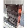 Image 2 : Shaker Style 5 Drawer Chest of Drawers cherry wood style FLOOR DISPLAY MODEL- pick up Dec. 30 from 9