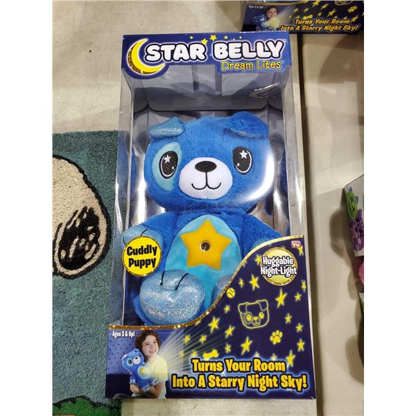 *NEW* Star Belly Dream Lites "Cuddly Puppy" Plush - Projects Stars on Ceiling when Hugged