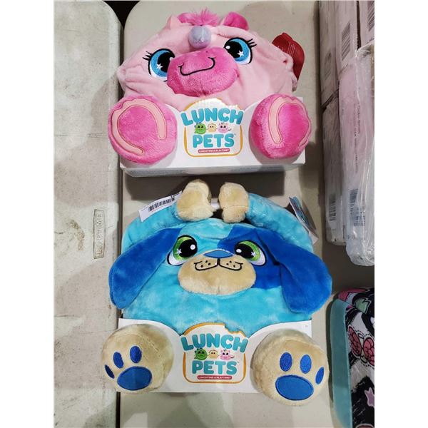 *NEW* Lunch Pets Fun Insulated Lunch Boxes - Pink Unicorn & Blue Puppy