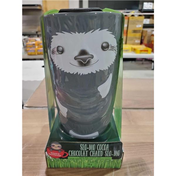 *NEW* Slo-Mo Cocoa - Ceramic Sloth Travel Mug with Cocoa Mix