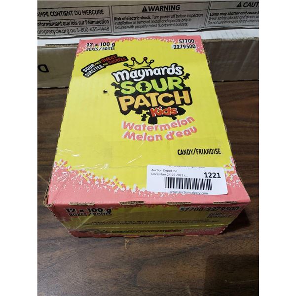 Maynards Sour Patch Kids - Watermelon 12x100g