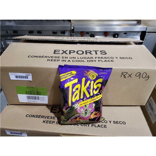 Takis Dragon Sweet Chili Snack Sticks 18x90g