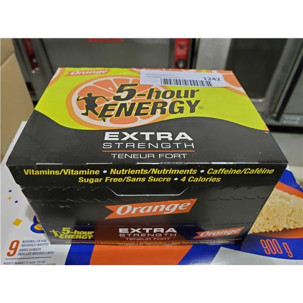 5 Hour Energy Shots -  Extra Strength - Orange Flavor 12x57ml