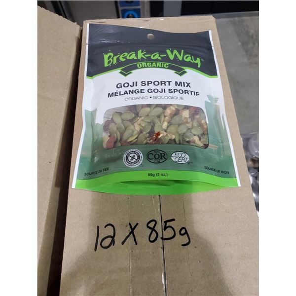 Break-a-Way Organic Goji Sport Trail Mix - 12x85g