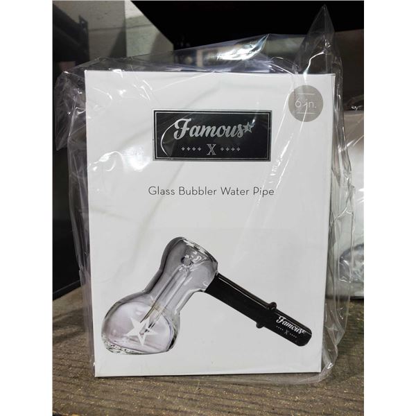 *NEW* Famous X Glass Bubbler Water Pipe