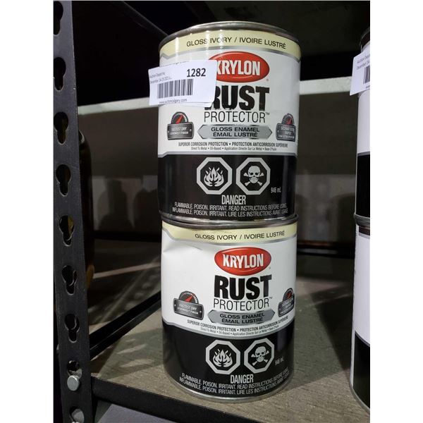 *NEW* Krylon Rust Protector - Gloss Ivory 2x946ml